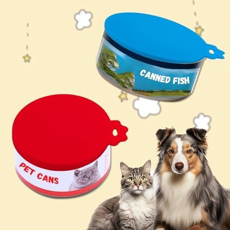 For Oui Yogurt Jar Lids，9 Pack Silicone Pet Food Can Lids, Sealed against Leaks Silicone Lids for Pet Food Can, Reusable Container Silicone Covers Most Standard Size Dog and Cat Can Tops (Colorful) image number 4