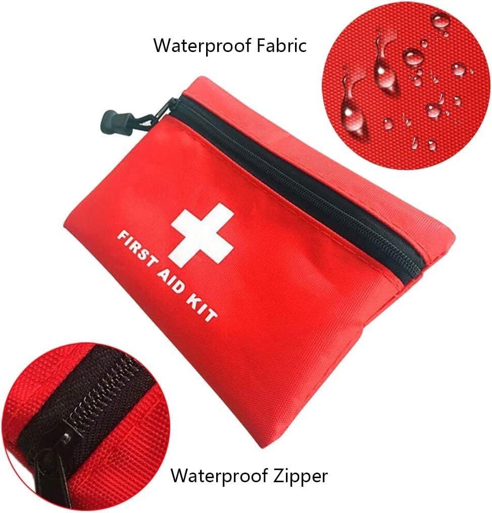 6 Pack Mini First Aid Kit Empty Pouch, Travel Empty First Aid Kit Pouch Bag for Emergency at Home, Office, Car, Outdoors, Boat, Camping, Hiking(Bag Only) image number 6