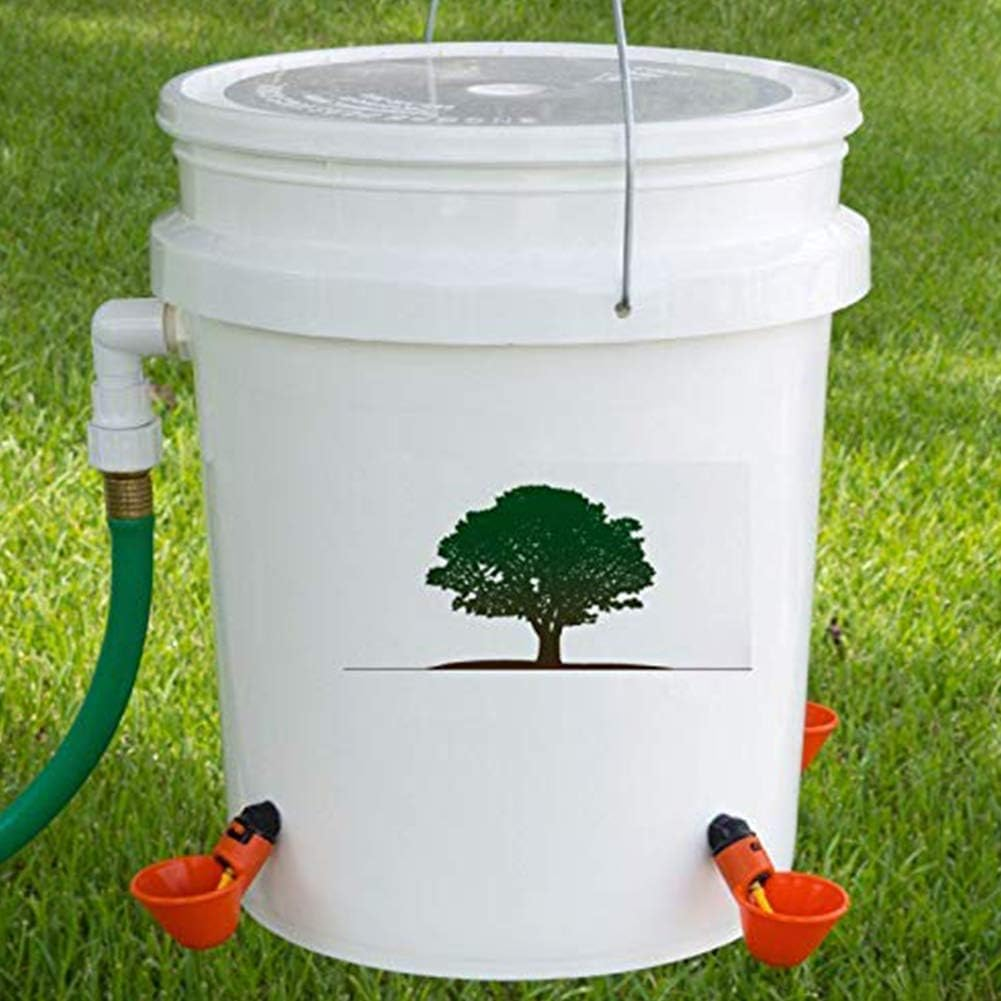 24 Packs Poultry Drinking Watering Cups for Chicken Quail Water Cups Drinker Automatic Farm image number 4