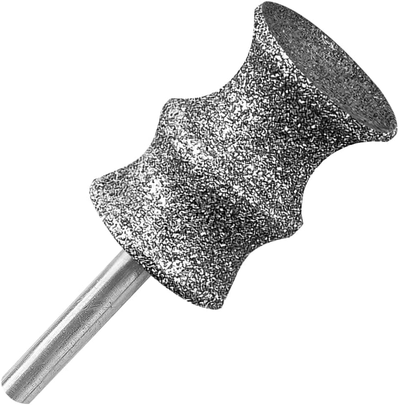 Diamond Dremel Dog Nail Grinder Bits for Rotary Tool-1/8'' Dremel Dog Nail Grinder Attachment-Pet Nail Grinder Bit Work for Animals Nail Care 2-Pack (C) image number 1