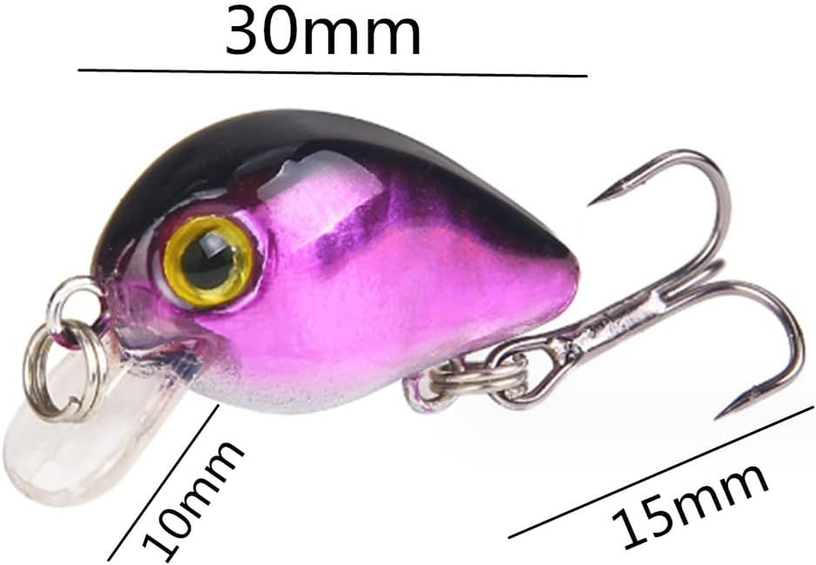 10 PCS Special Spinner Spoon Vibrating Jigging Fishing Lures, Mini Artificial Hard Baits for Trout Bass Freshwater Saltwater Fishing Tackle Gear