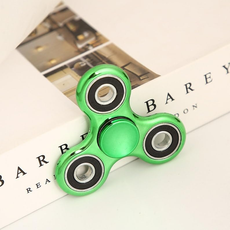 HERSE Tri-Wing Fidget Spinner, Green image number 6