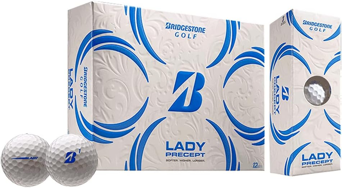 Golf Balls, 2021 Lady Precept Pink, Rubber