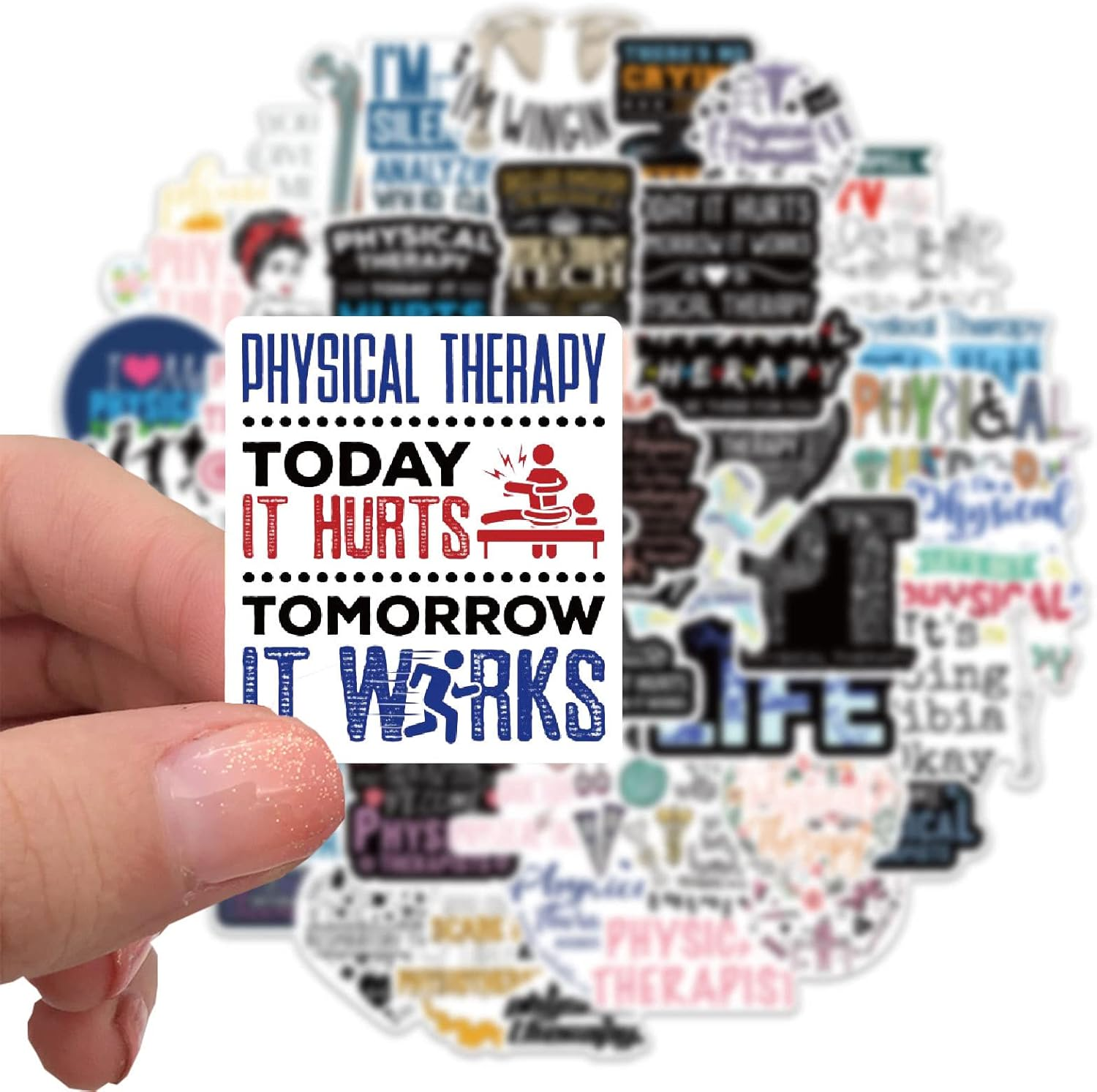 50 PCS Medical Assistant Sticker for Adults,Woman,Waterproof Vinyl Stickers for Laptops,Water Bottles,Scrapbooks,Phone,Medical Assistant Supplies,Medical Assistant Gifts, image number 5