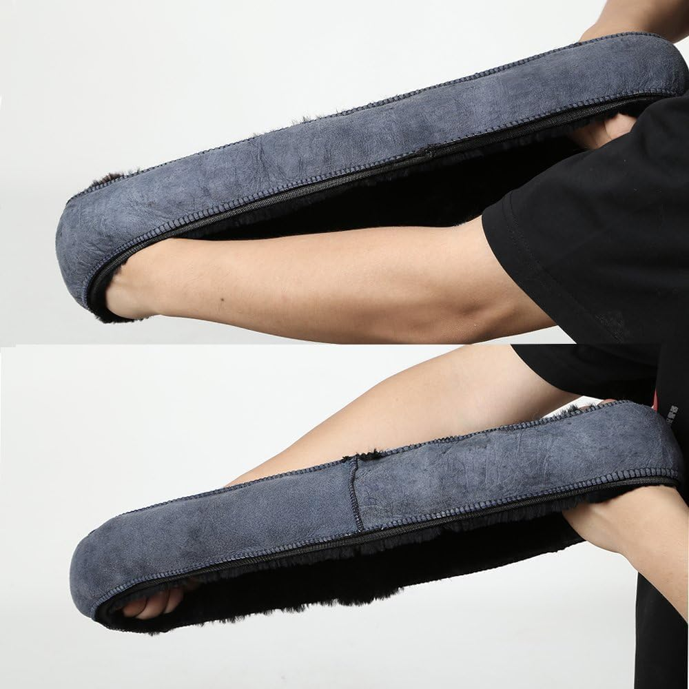 Soft Fluffy Car Steering Wheel Cover for Universal Auto Vehicle Women Man 14 1/2 Inch-15 1/2Inch Accessories Whole Black