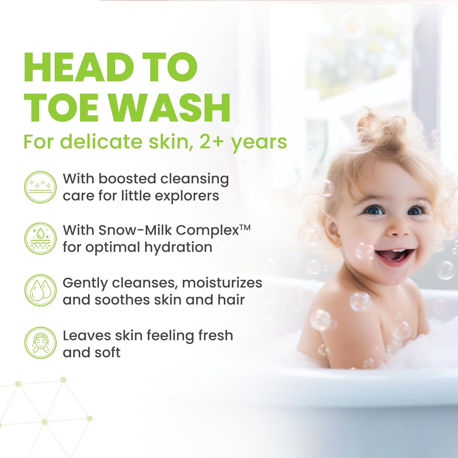 Little Etoile Gentle Head-To-Toe Body Wash for Delicate Skin, Sulphate-Free, 2+ Years - 250Ml image number 4