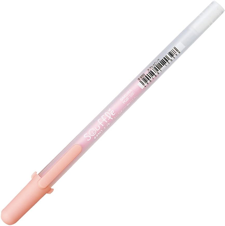 Sakura Crepas Water Based Ballpoint Pen, Ballpoint Sign, Souffle, PGB#950 (10), White, 10 Count - Souffle Blue image number 3