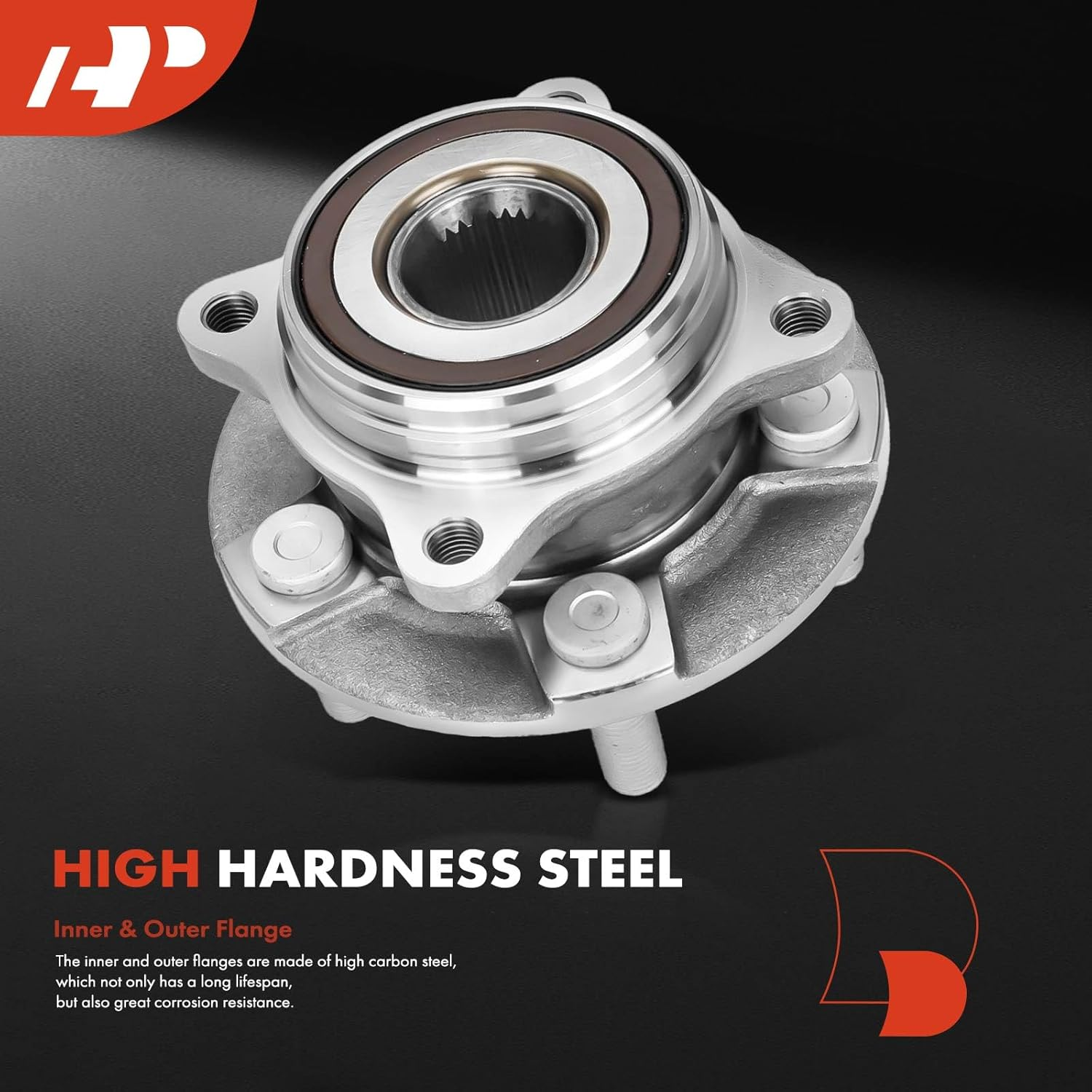 A-Premium 2 X Rear Wheel Bearing and Hub Assembly with 5-Lug Compatible with Ford Mustang 2015-2023, GT 2017-2018 image number 3