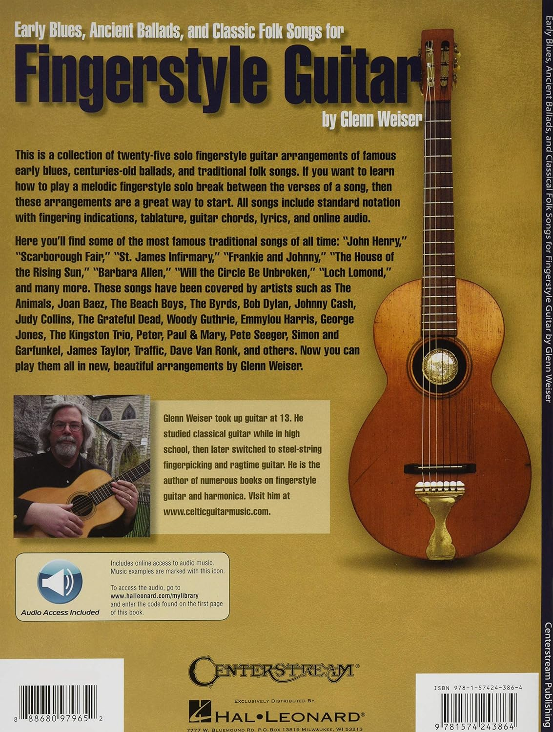 Early Blues, Ancient Ballads and Classic Folk Songs for Fingerstyle Guitar image number 1