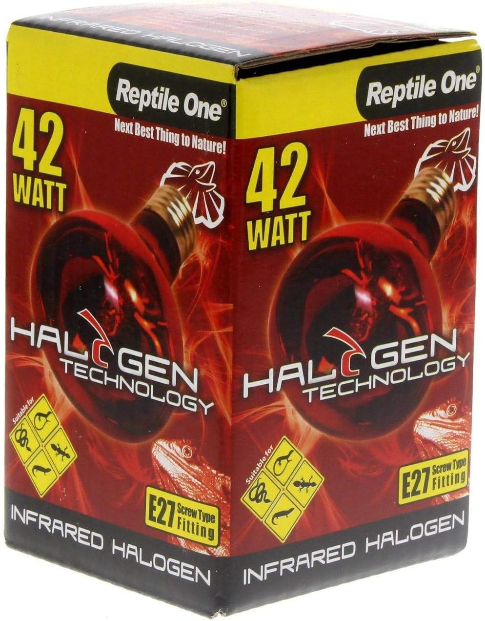 Reptile One 42 Watt Infrared Heat Globe Bulb Lamp Eqv 60W Eddison Snake, Lizard image number 4