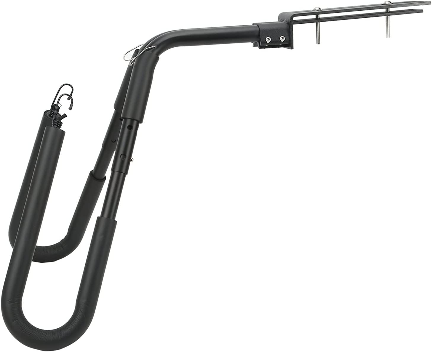 Moped Surfboard Racks, Aluminum Alloy Removable Surf Board Carrier for Sports, Outdoors, Portable Longboard Storage Rack for Electric Bikes, Motorbike, Motorcycle image number 2