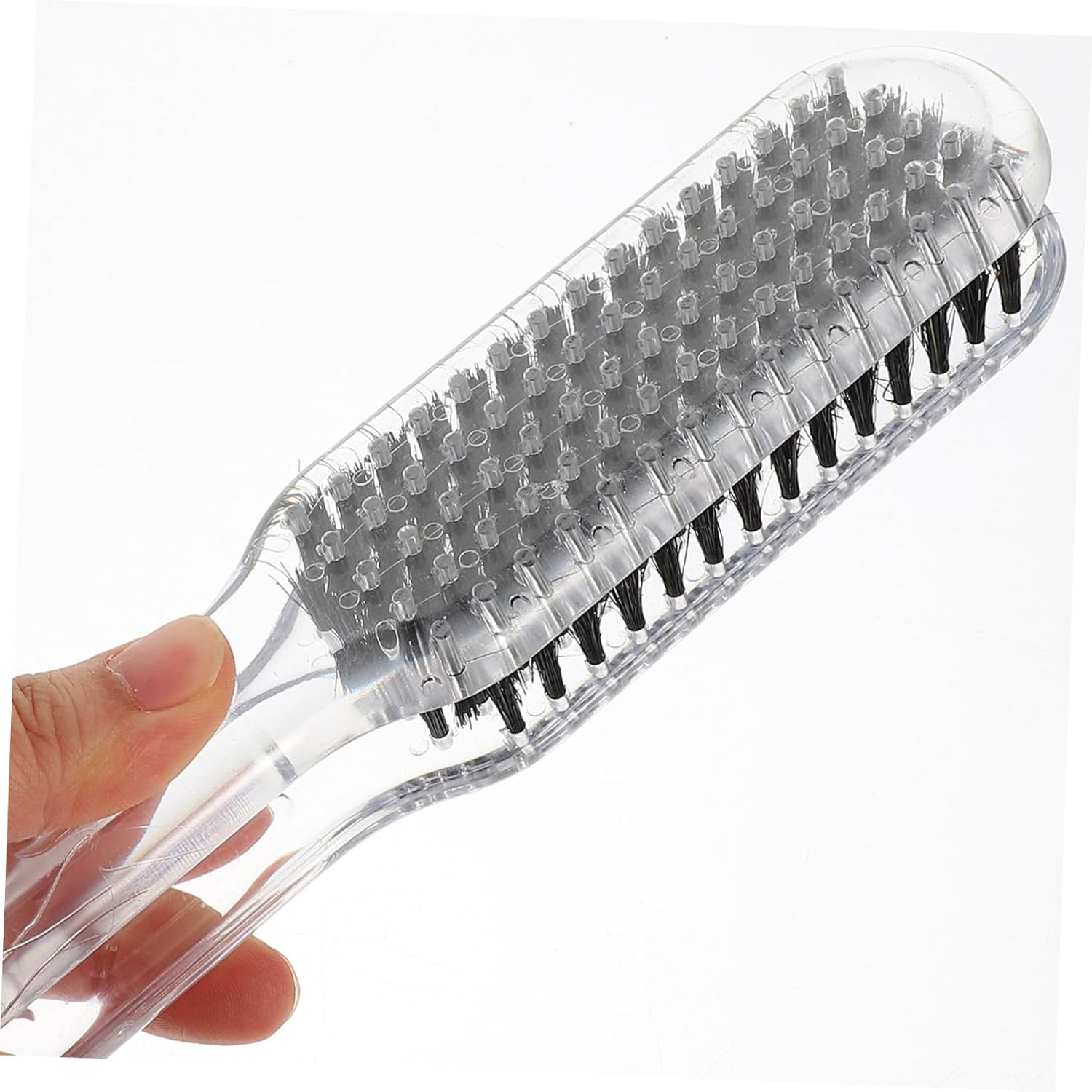 Outanaya Hair Straightener Comb Double Sided Brush V-Shaped Styling Hair Straightener Comb for Women at Home and Salon Use image number 2