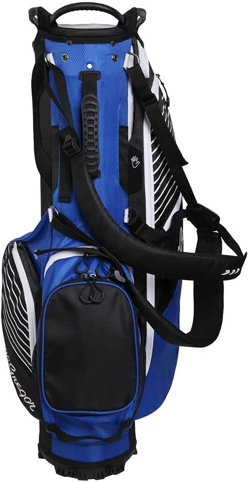 Macgregor Golf VIP 14 Divider Stand Carry Bag with Full Length Dividers - Blue/White/Red image number 4