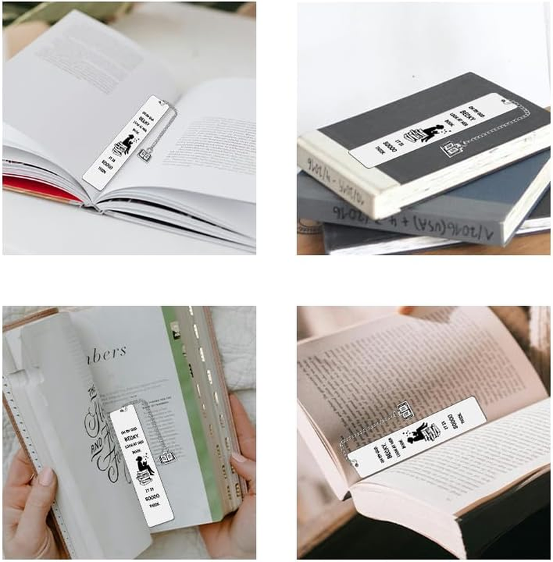 Funny Book Lover Gifts for Women Humorous Bookmark Gag Gifts for Reading Teachers Fun Gifts for Readers Book Marks for Reading Gifts for Girls Friend Humor Birthday Gifts Read Accessories for Women image number 5