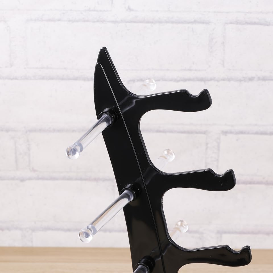 Alipis Desktop Organizer Eyeglasses Display Stand for Sunglasses Home Shop Storage Rack Black Easy to Install Multi-Purpose Holder for Jewelry Eyewear image number 4