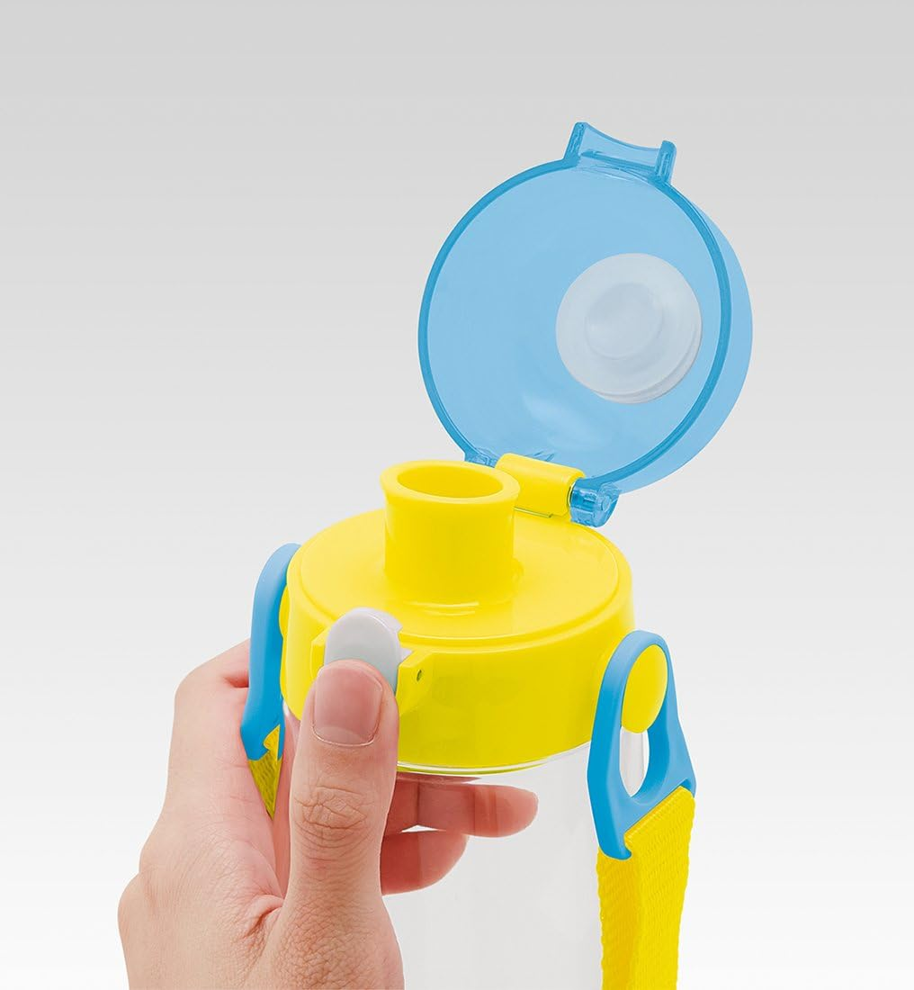 Skater PDDR5 Direct Drinking Water Bottle, Pla One Touch Bottle, 16.9 Fl Oz (480 Ml), Clear, Tomica Boys, image number 5