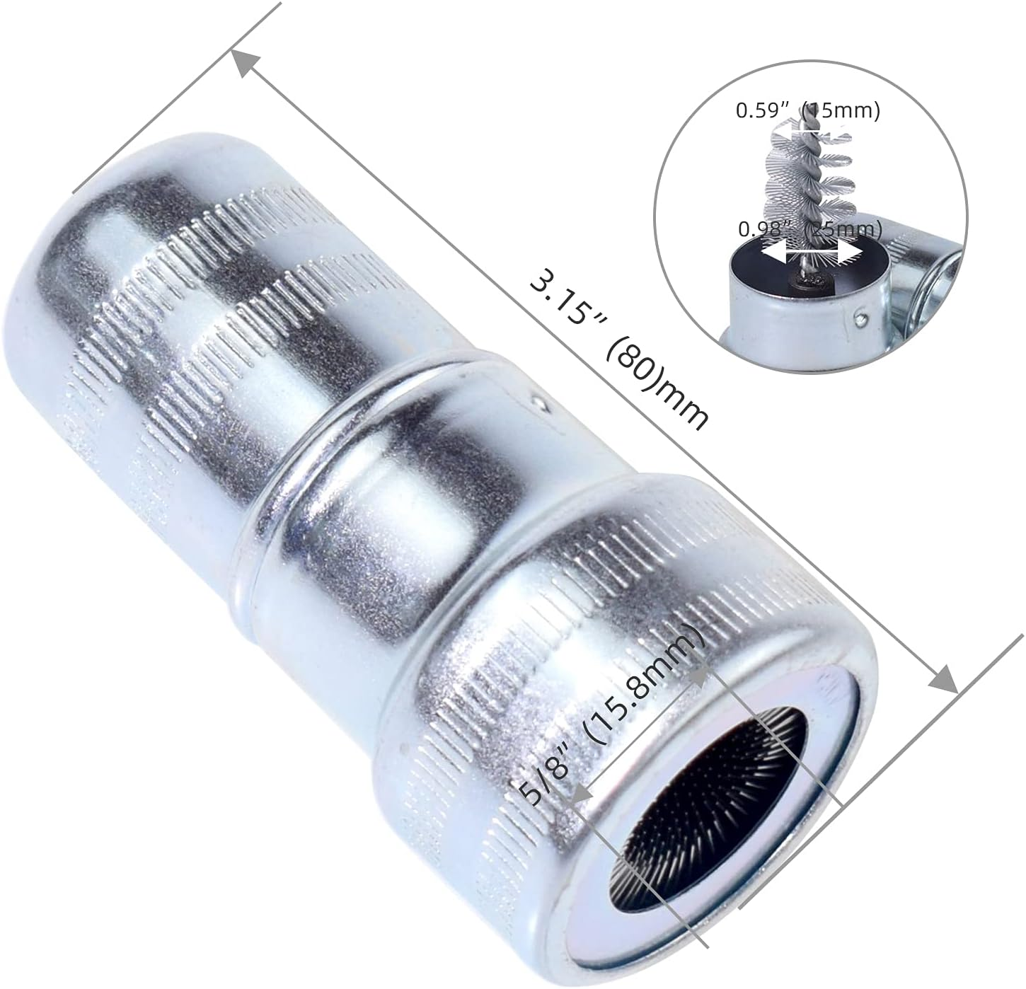 Battery Terminal and Post Cleaner Wire Brush Tool SF0193 image number 3