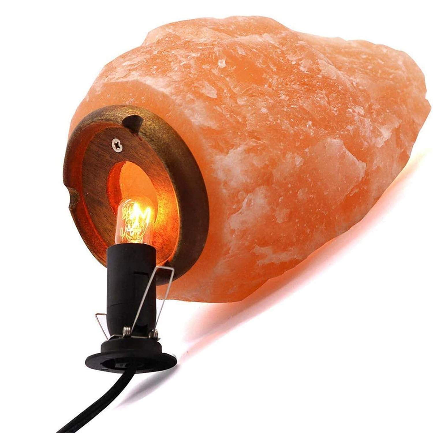Salt Lamp Cord Replacement with On/Off Switch and 3 Free Bulbs, Original Replacement Power Cord with Base Assembly E14 Socket & Metal Clip, for All Himalayan Crystal Salt Rock Lamp - 240V SAA Standard image number 2