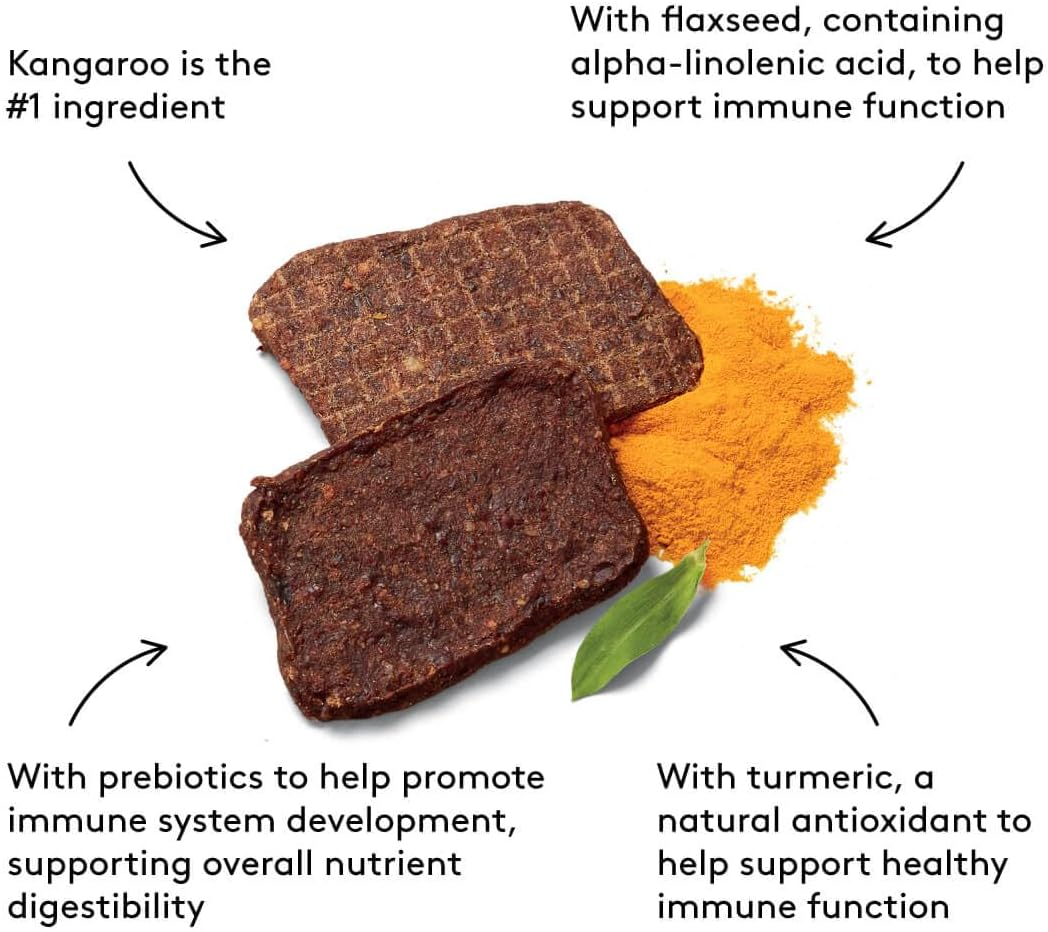 Wag Immunity Kangaroo Jerky Dog Treat, 10 Pieces, Support Healthy Immune Function, Natural Training Treat image number 2