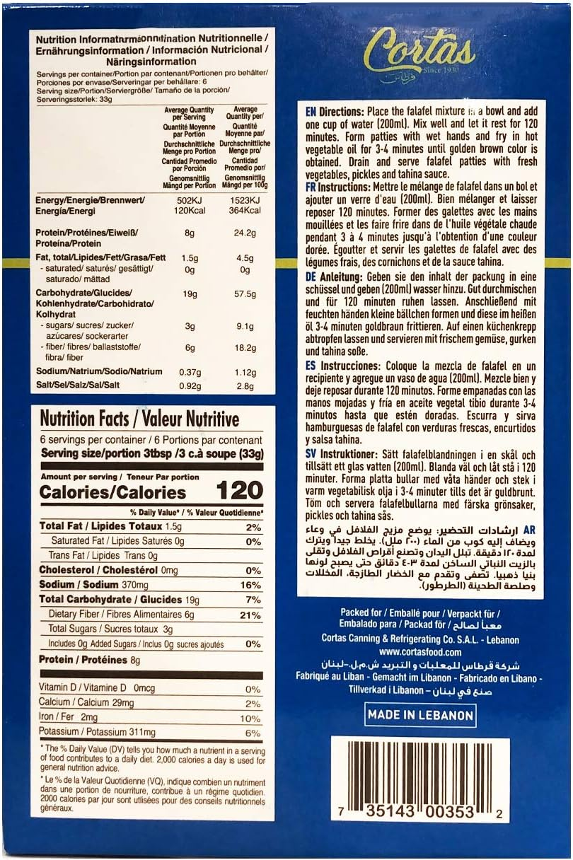 Cortas Falafel Mix 200 G image number 4
