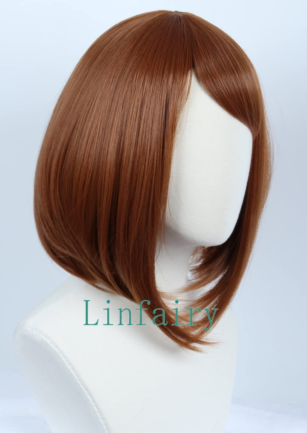 Linfairy Women'S Brown Cosplay Wig Halloween Costume Party Wig image number 3