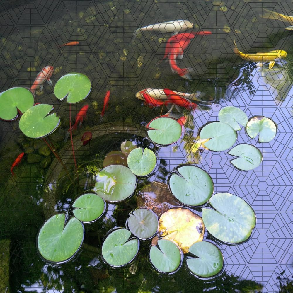 Pond Netting Floating Guard, Fish Protector, Floating Net for Pond, 20 Nets with 60 Connectors & 80 Zip Ties image number 6