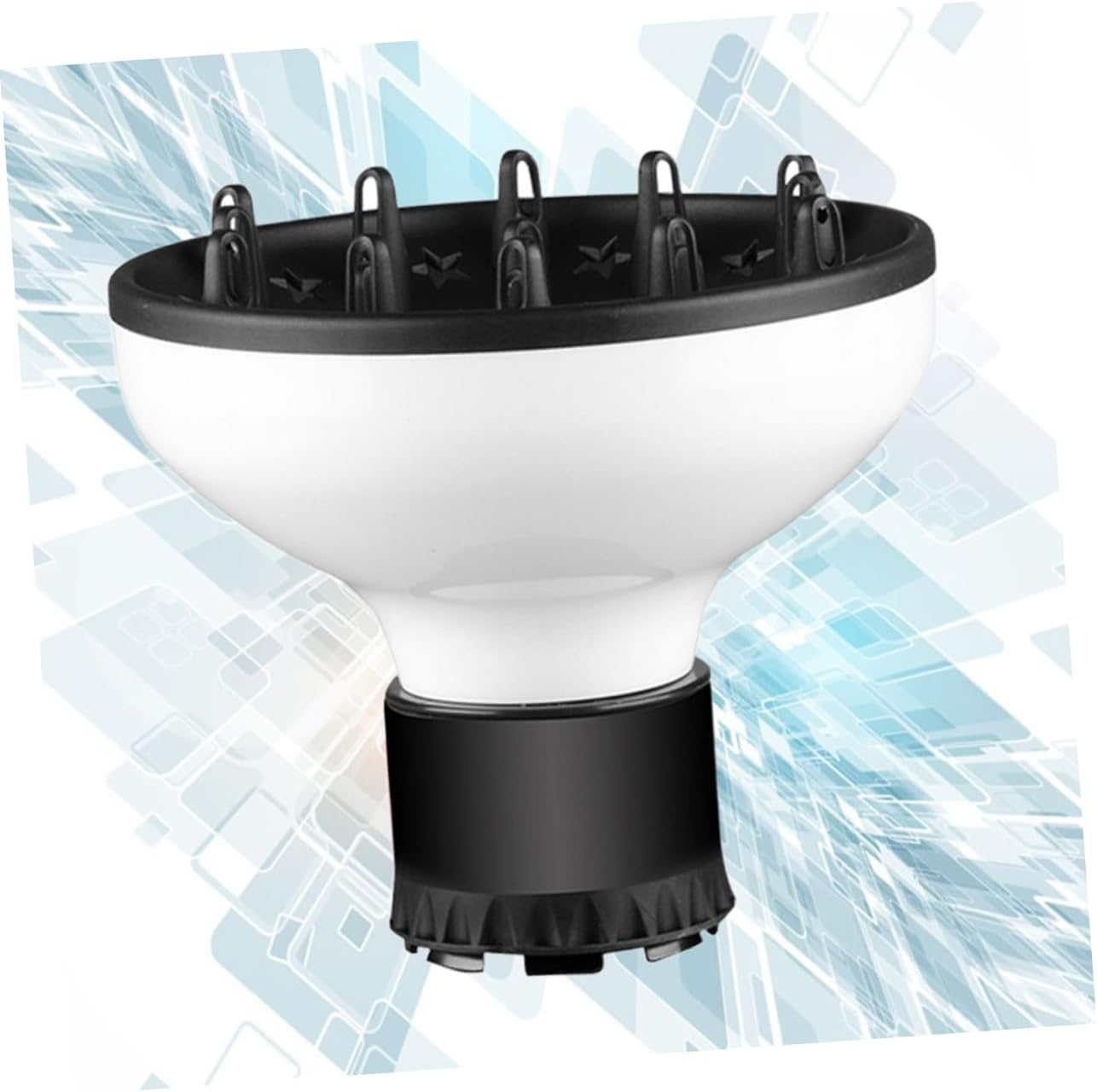 SAFIGLE Hair Dryer Nozzle Styling Hair Diffuser Attachment for Blow Dry Brush for Home and Salon Use image number 2