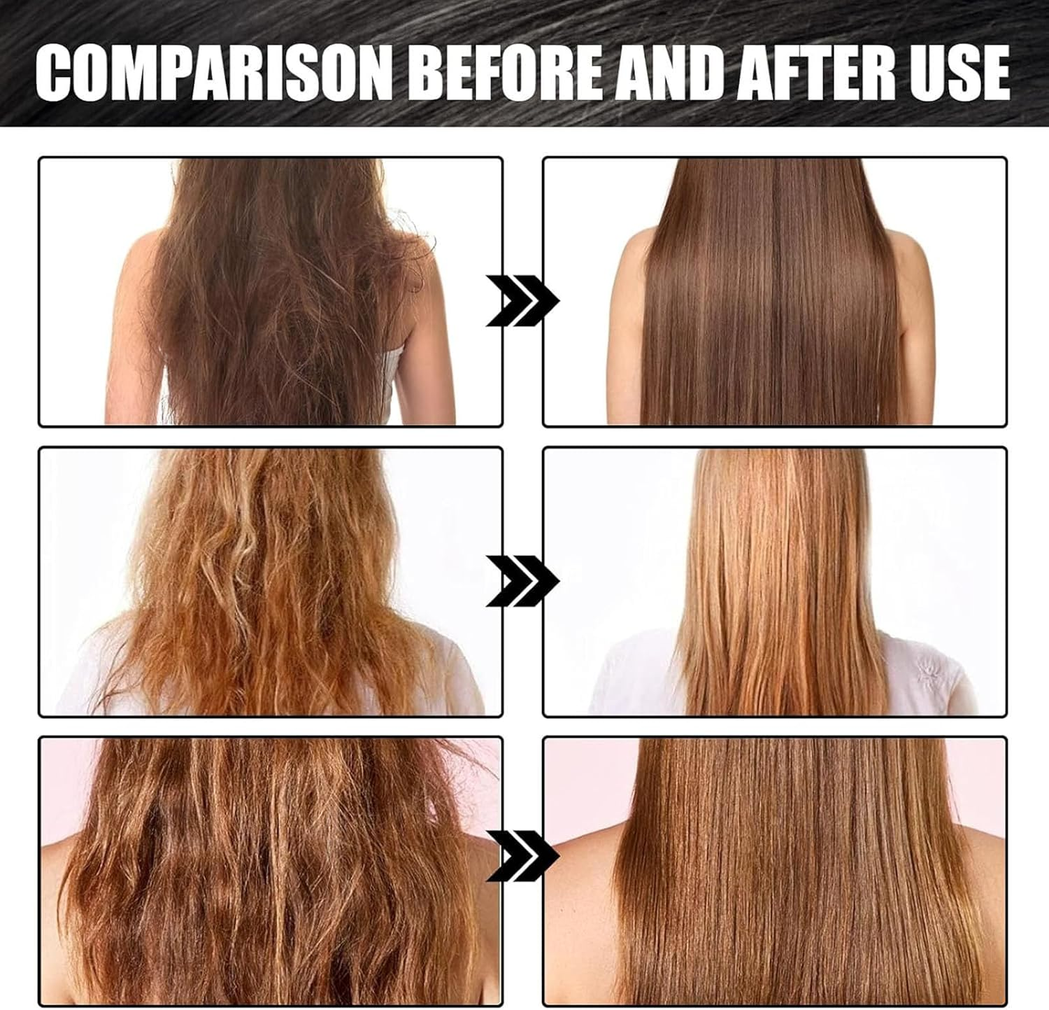 8 Seconds Hair Mask, 8 Seconds Revitalizing Hair Mask for Hot Dyed & Damaged Hair, Magic Hair Mask, Keratin Hair Treatment Cream, Daily Care Perm and Dye Repair Conditioner (3Pcs) image number 5