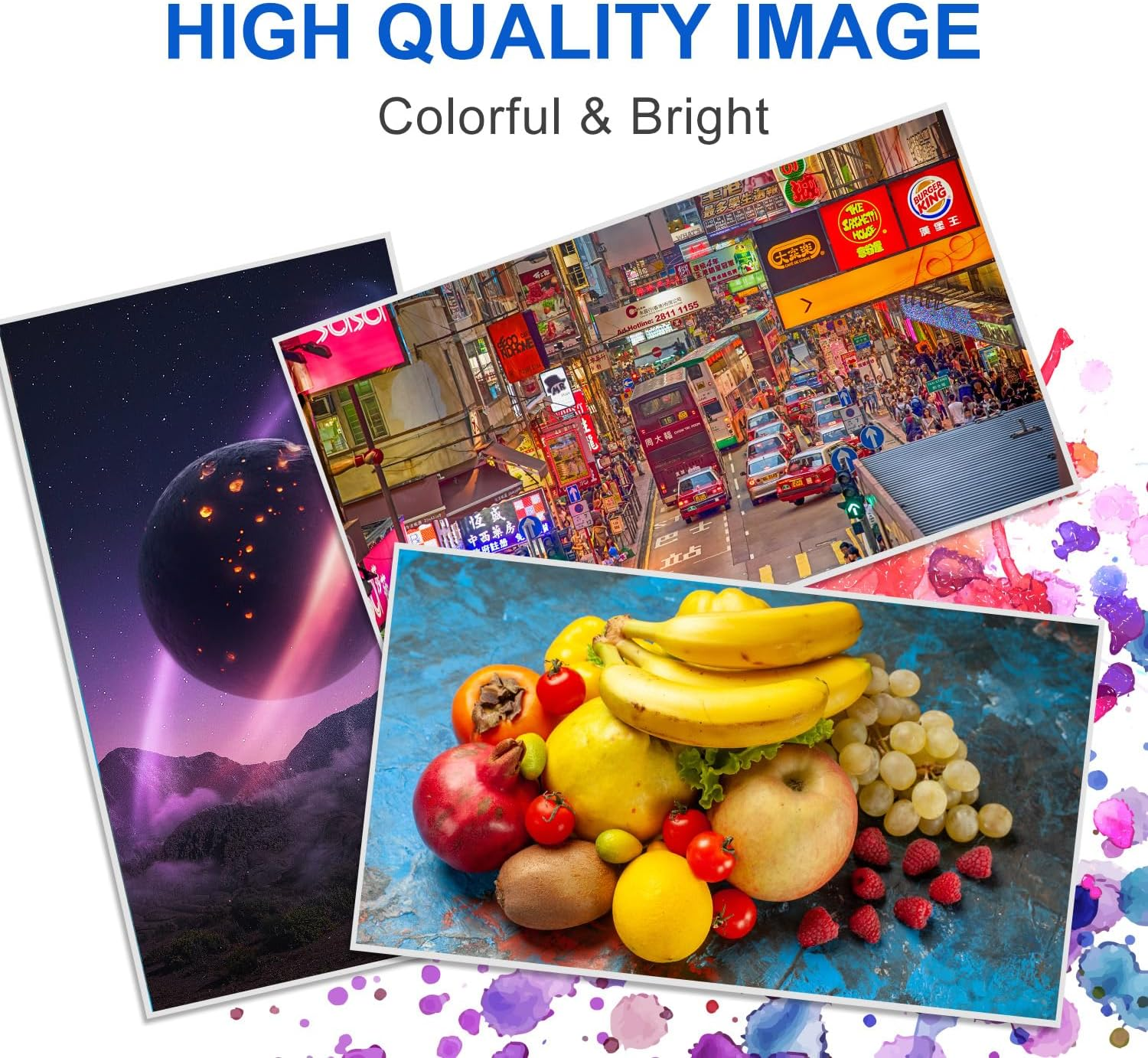 Ink Refill Kit for HP 60 61 63 64 65 902 932 952 950 951 564 Refillable Ink Cartridge for HP Envy 4500 4520 5643 Officejet 6500A 6500 6000(5X100Ml 2 Black, 1 Cyan. 1 Magenta, 1 Yellow) image number 5