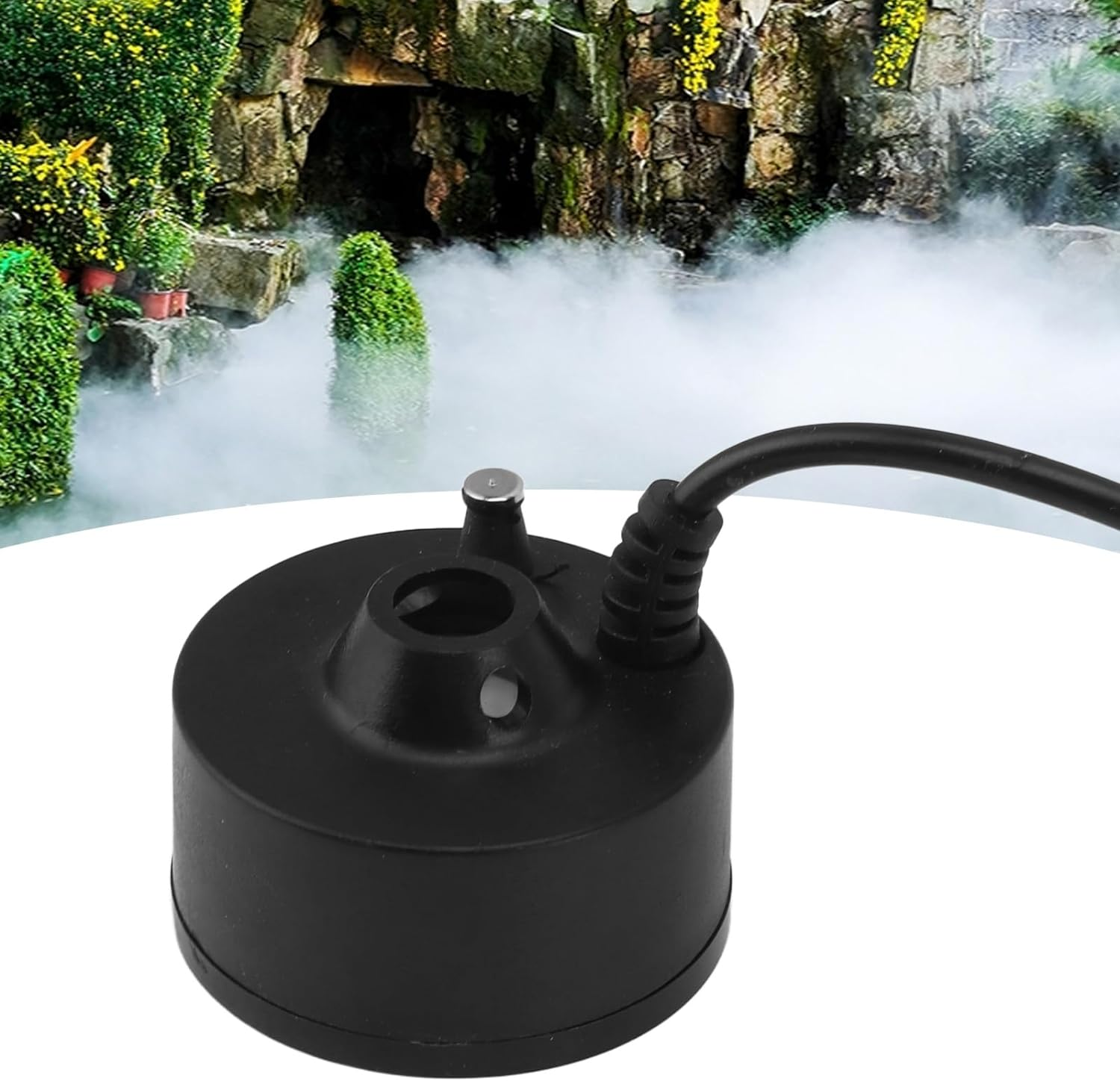 Mist Maker, DC 5V Waterproof Mini Mist Maker Fogger, Water Fountain Pond Fog Machine Atomizer Humidifier for Halloween, Christmas and Other Holidays Decoration image number 5