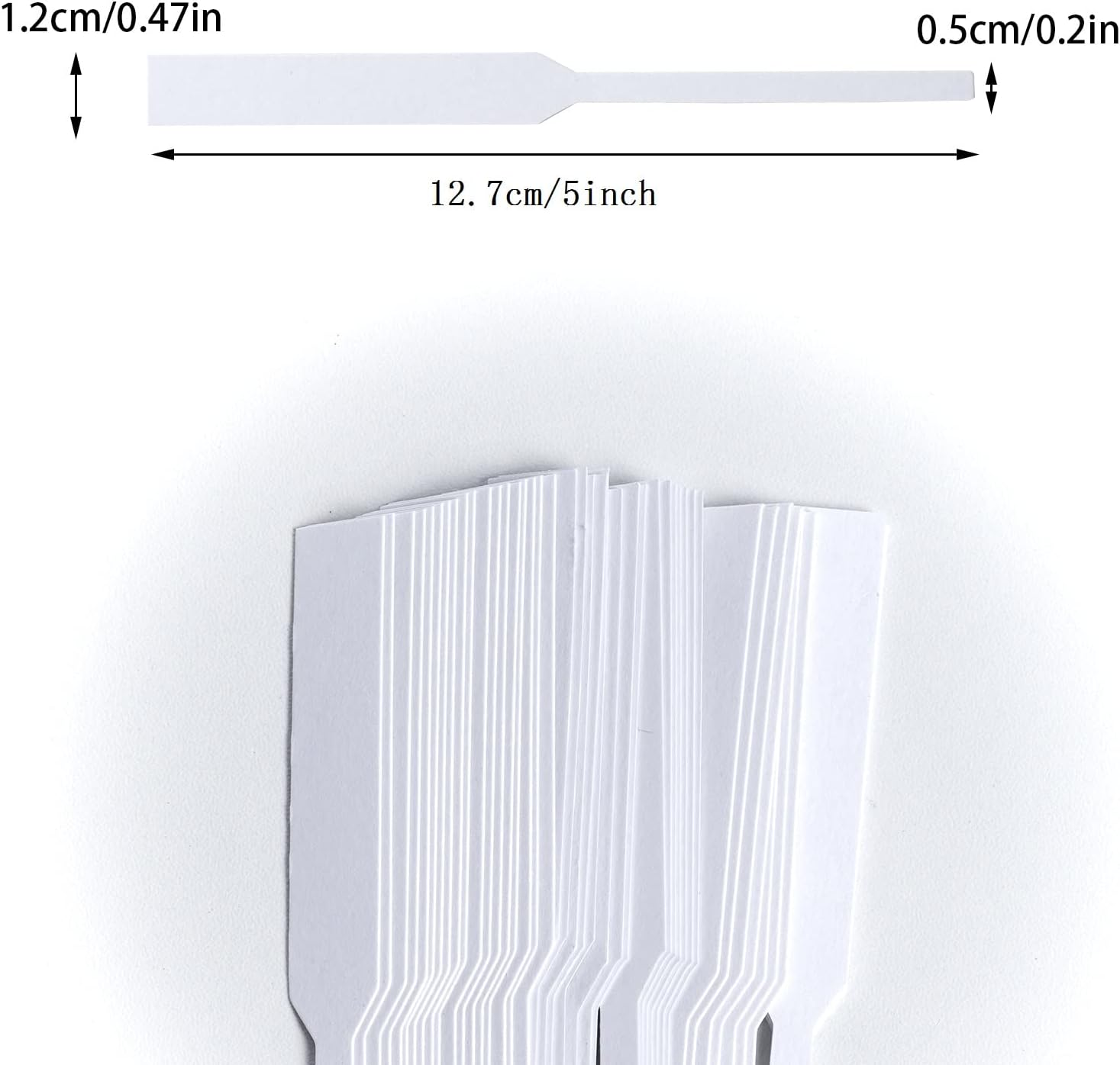 600Pcs Perfume Test Strips Paper Perfume Testing Strips Disposable Perfume Test Paper White Perfume Test Strips Essential Oils Test Card for Perfume Fragrances Scents Testing (600)