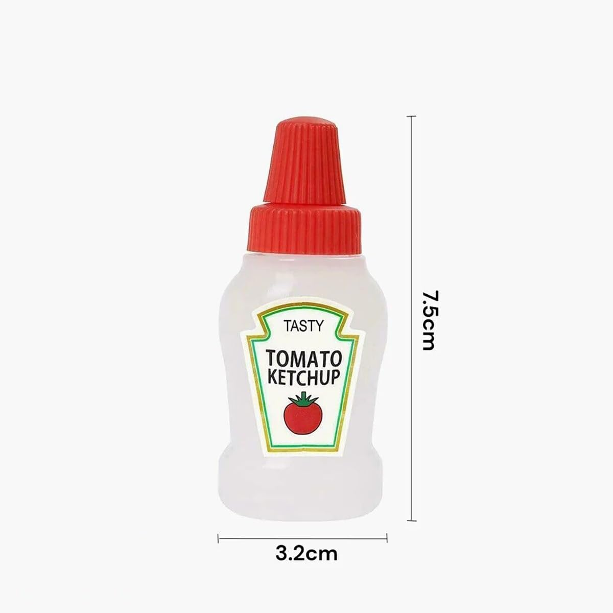 AIMALL 4PCS Cross-Border Mini Portable Sauce Bottles for Picnics, Seasoning Containers for Tomato Sauce, Oil, Honey - Compact and Leak-Proof