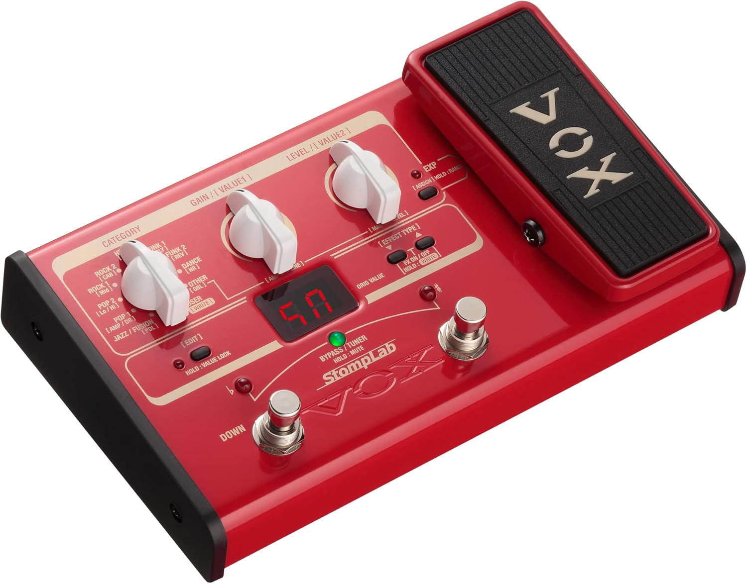 VOX Stomplab 2B Multi-Effects Modeling Pedal with Expression for Bass Guitar image number 5