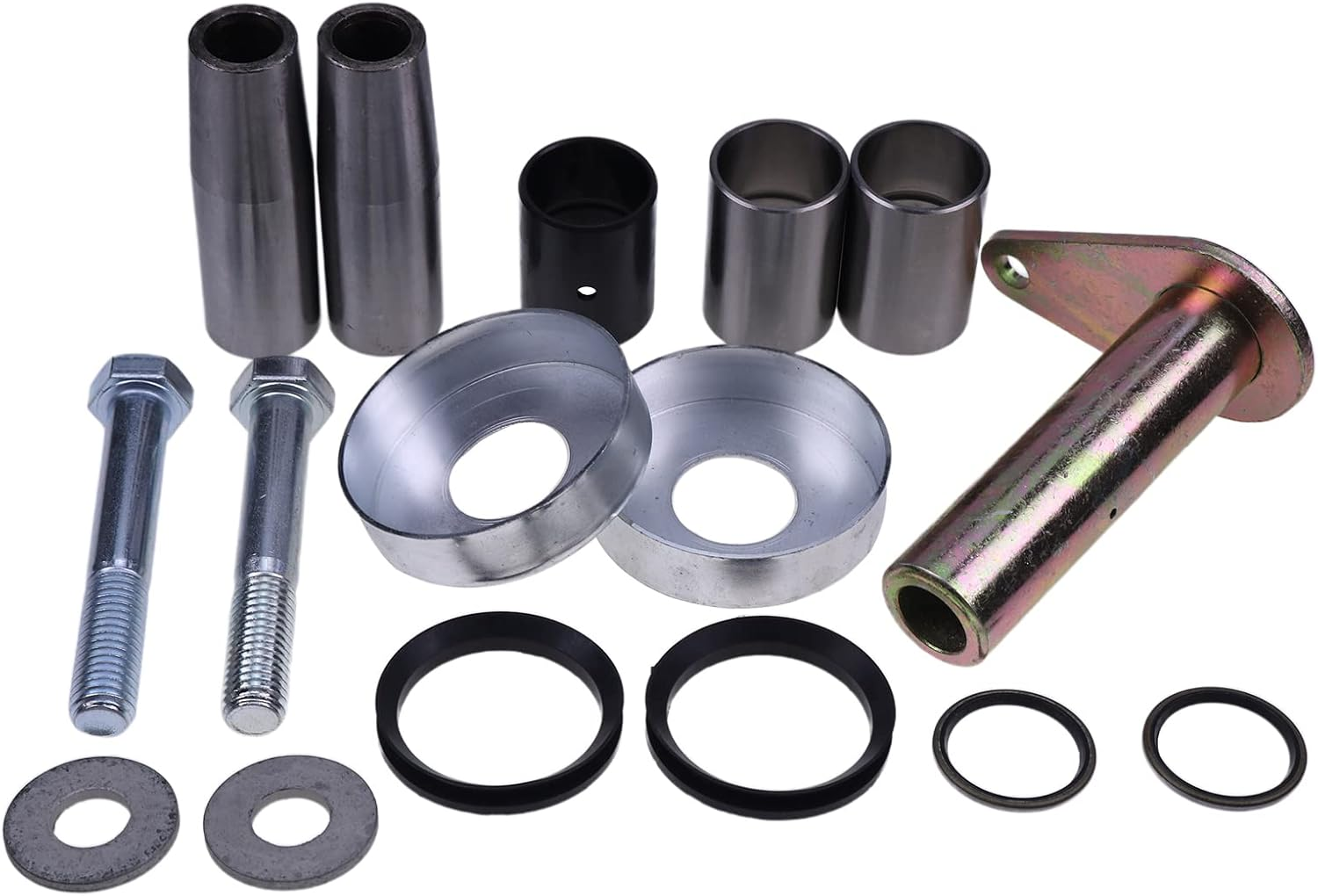 Solarhome 1.25" Tapered Pivot Pin & Wear Bush Seals Cups Rebuild Kit 6732012 6589665 6705223 6651709 6700039 225855 for Bobcat 553 630 632 641 643 645 653 730 731 732 741 742 743 751 753 763 773 7753 image number 4