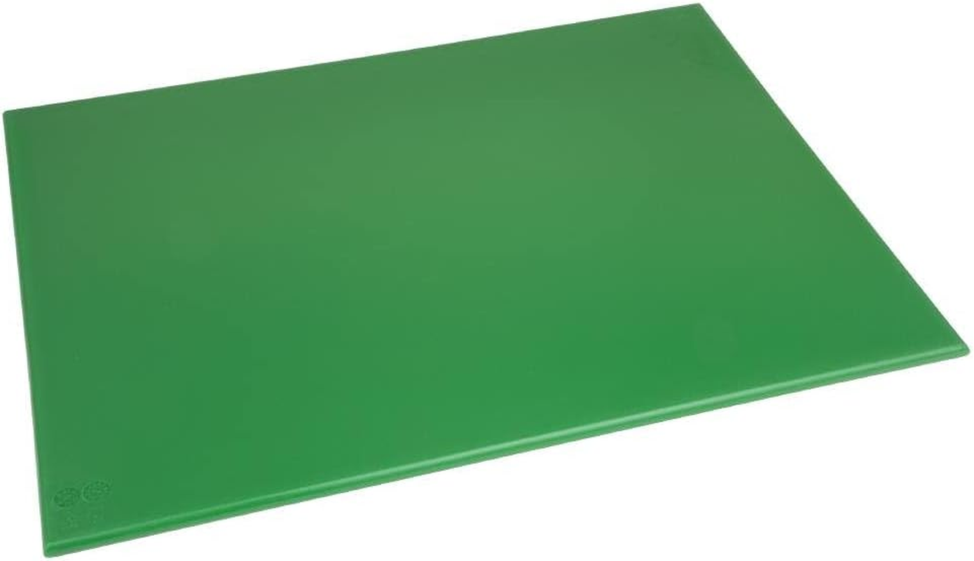 Hygiplas High Density Chopping Board, Green, 450 X 300 X 12 Mm Size