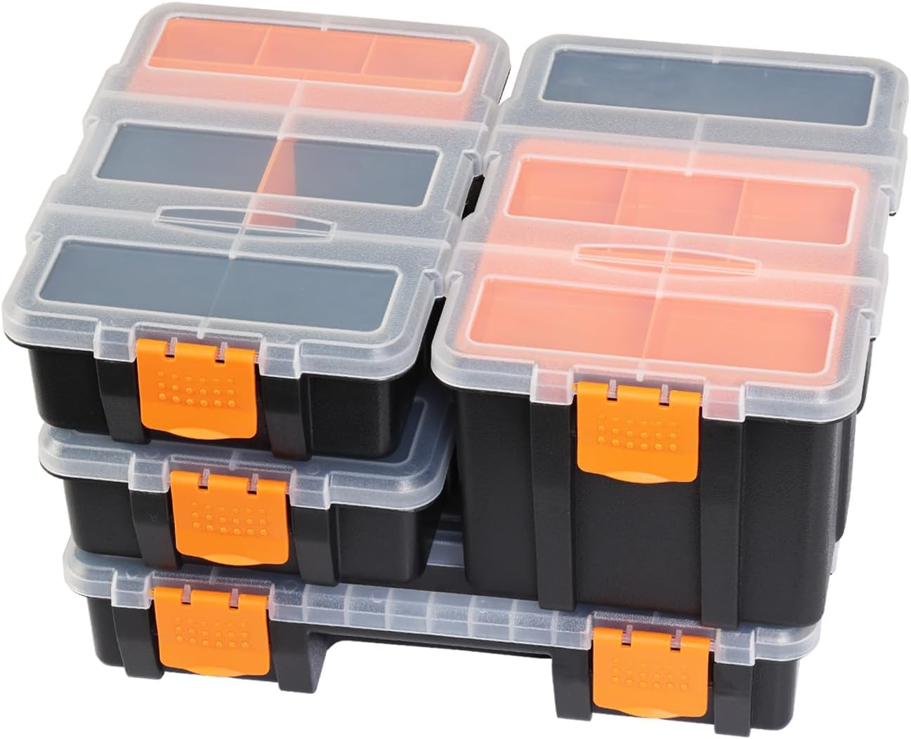 TCE ATB101U-1 Torin Portable Steel Tool Box: 19" Hip Roof Style with Metal Latch Closure and Removable Storage Tray, Blue