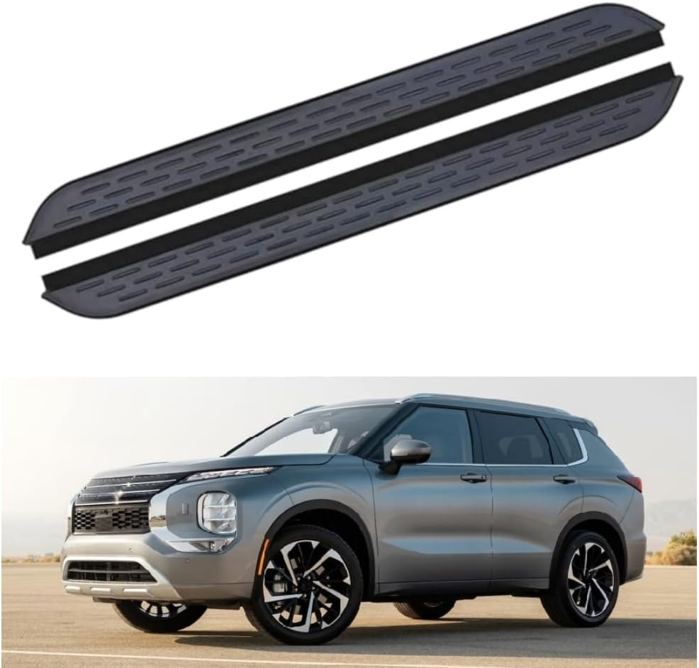 Running Board Compatible with Mitsubishi Outlander 2022-2025 Side Steps 600Lbs Aluminum Nerf Bar 2PCS Black Particles & Brackets image number 5