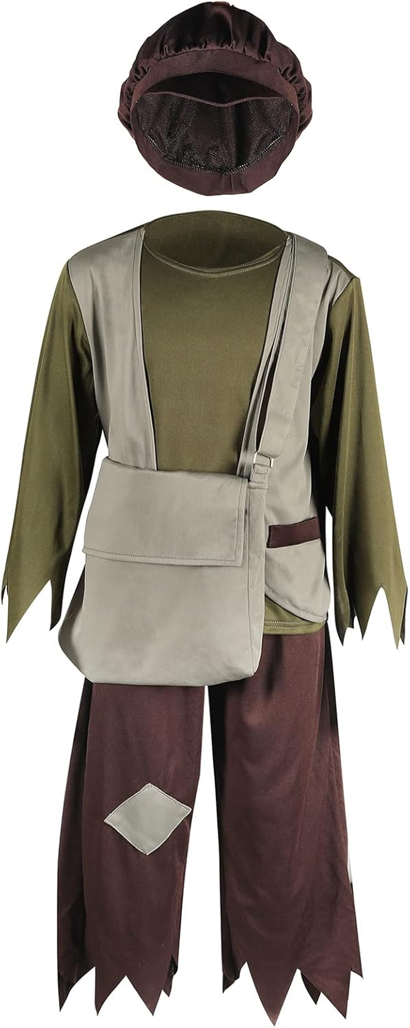 Kids Victorian Poor Boy Costume Boys Colonial Pioneer Costume Villager Boys Cosplay Costume Halloween Funny Dress Up image number 1