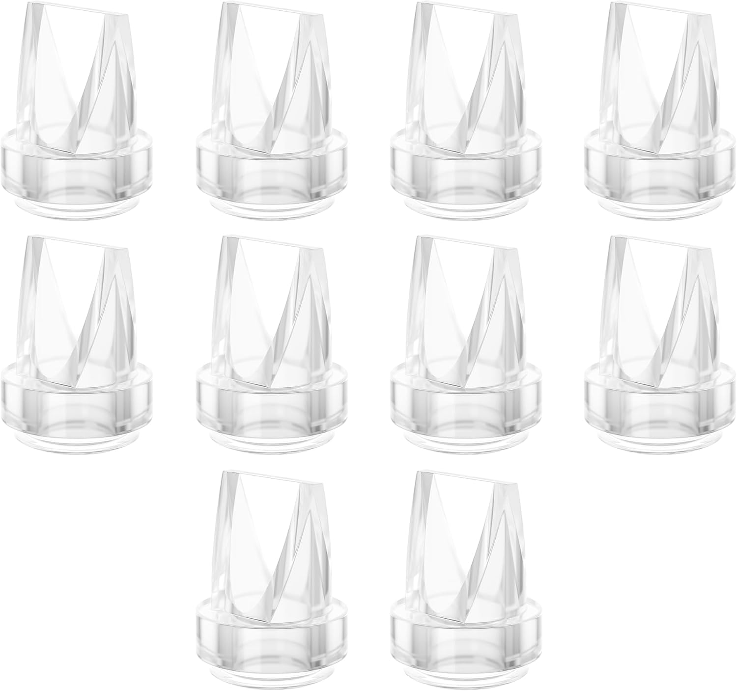 10PCS Duckbill Values Compatible with Eufy E10 S1 S1 Pro Mommed S21,S32 Breast Pump Replacement Pump Parts Accessories