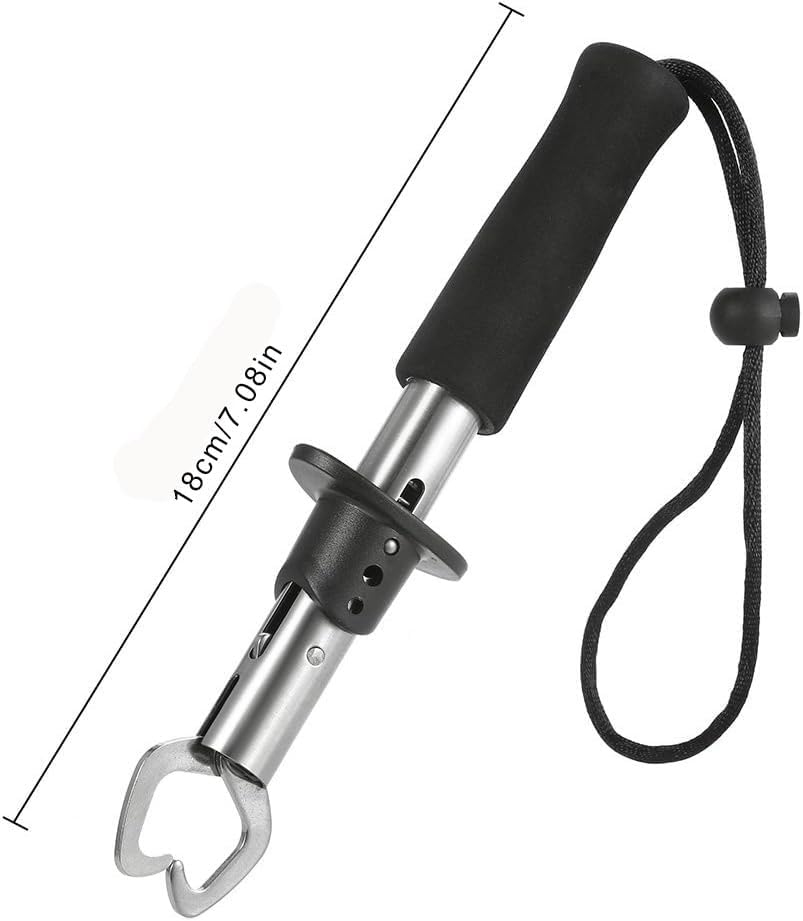 WADY Professional Fish Lip Gripper Holder, Portable Stainless Steel Fish Lip Grip, Fishing Lip Grip, Fish Grabber, Durable Fish Gripper, Fish Holder, Secure Fish Lip Gripper for Fishing Enthusiasts image number 6