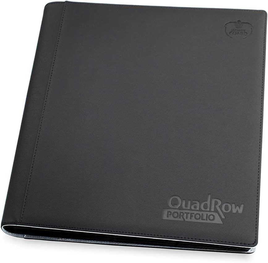 Ultimate Guard UGD010425 12-Pocket Quadrow Portfolio, Xenoskin, Dark Blue