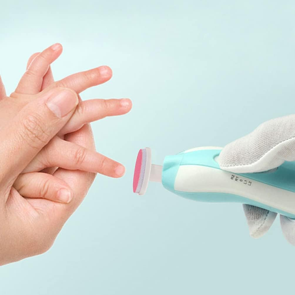 12Pcs Baby Nail File Pads Replacement Heads for Electric Nail Trimmers, Assorted Color Grinding Pads for Newborns and Toddlers, Compact and Lightweight image number 2