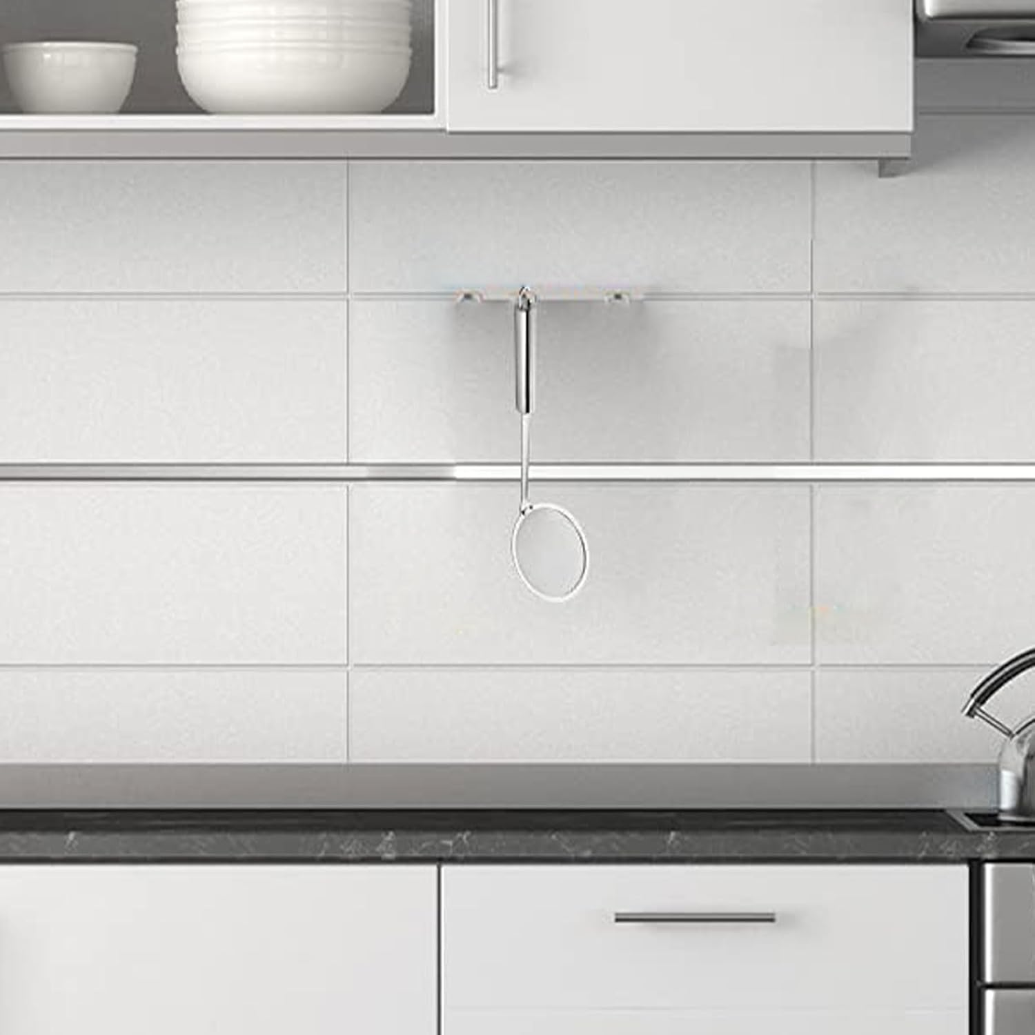 Stainless Steel Skimmer Strainer Hot Pot Fat Skimmer Spoon with Long Handle for Cooking, Frying, Skimming Grease and Foam image number 2