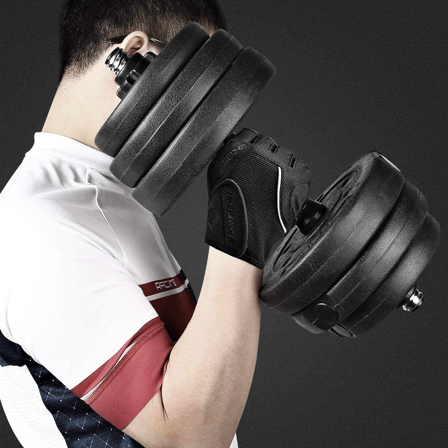 INBIKE 5Mm Gel Pad Half Finger Bike Bicycle Cycling Gloves image number 4