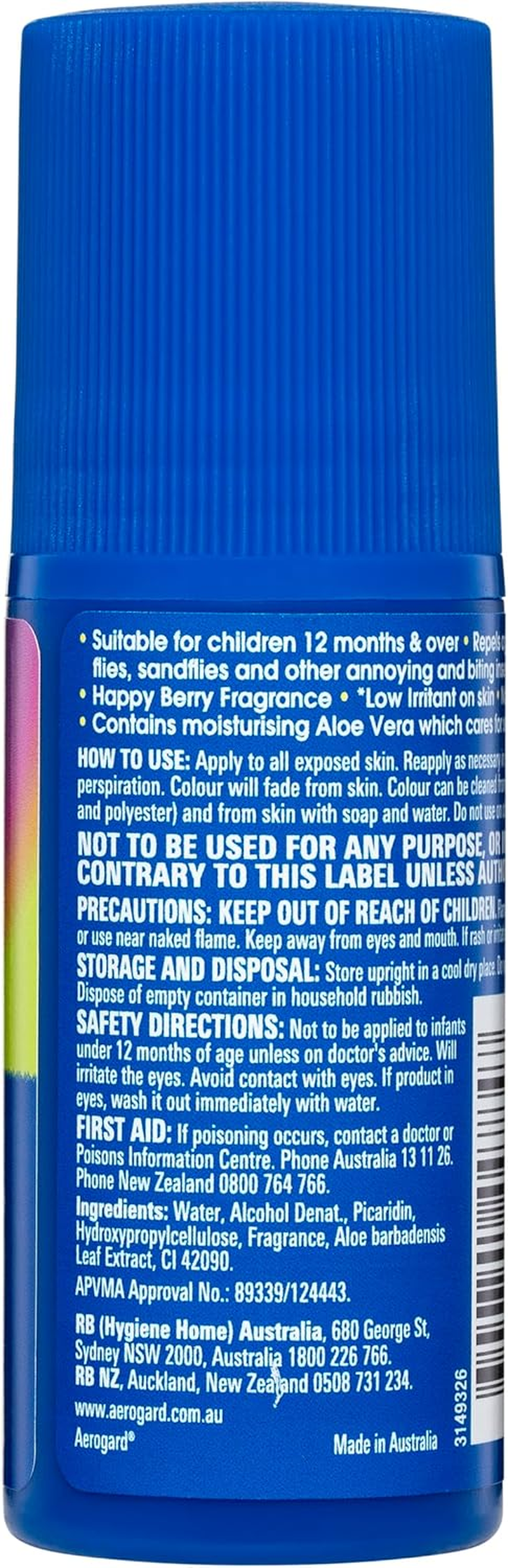 Aerogard for Kids Roll-On 50Ml image number 5
