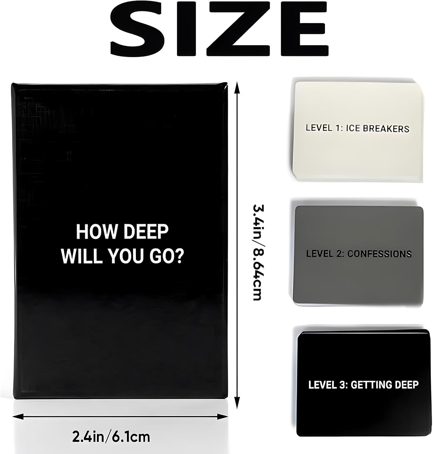 How Deep Will You Go? 99 Icebreaker Conversation Cards, Fun Game to Deepen Connections for Family Gatherings Friend Meetups Parties Road Trips Dates Game Nights image number 4