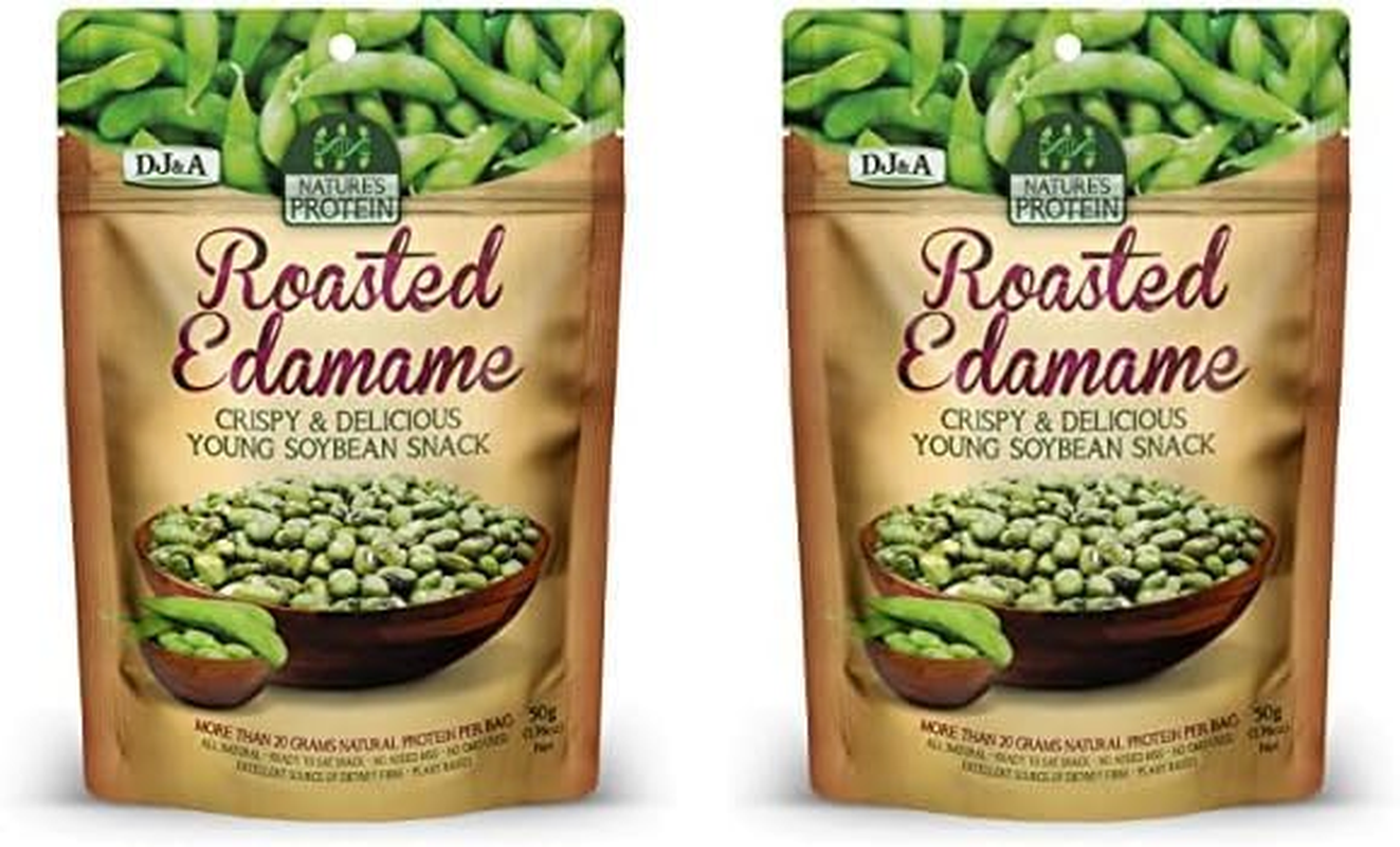 DJ&A Nature'S Protein Roasted Edamame Snack 50 G image number 2