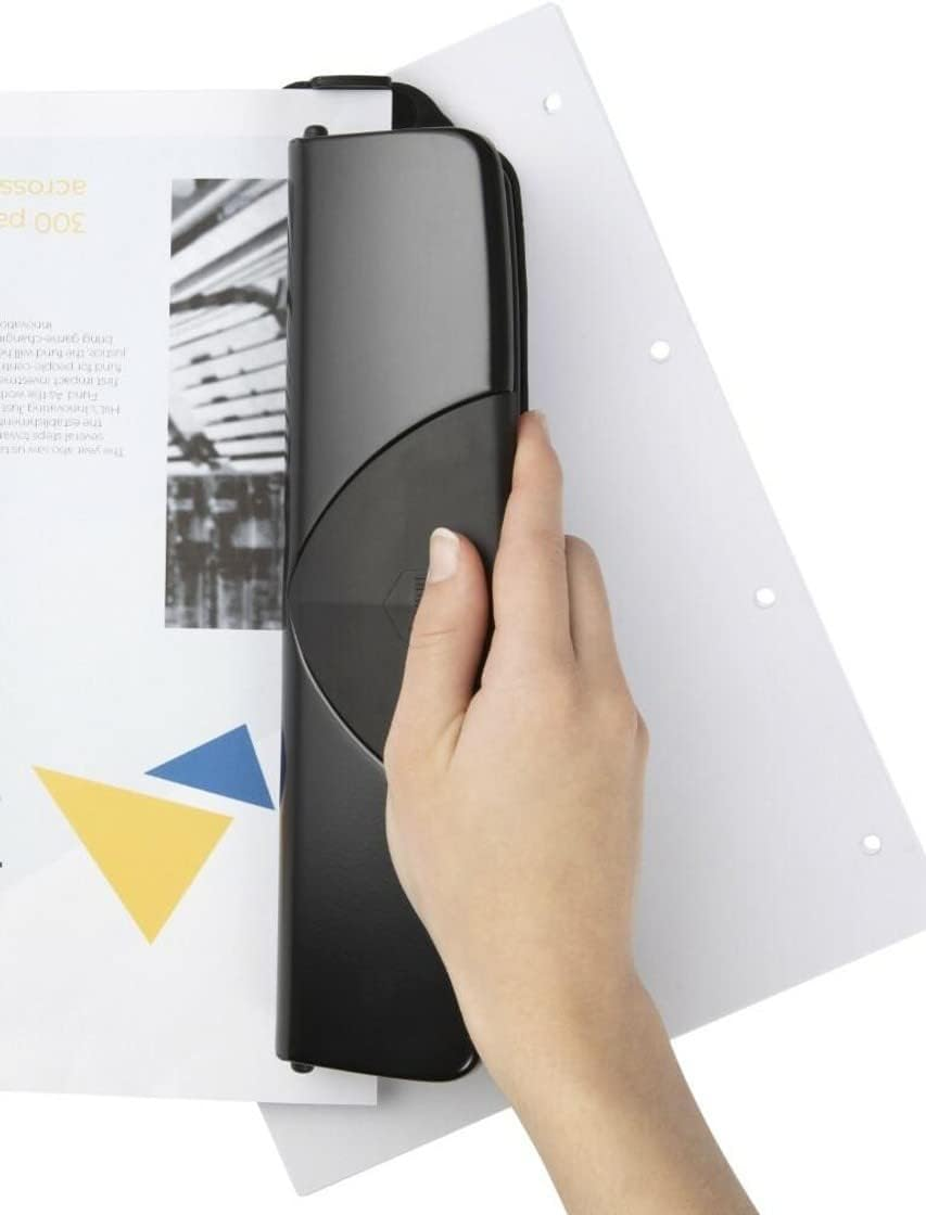 Marbig Punch 4H 8 Sheet Black Metal image number 1