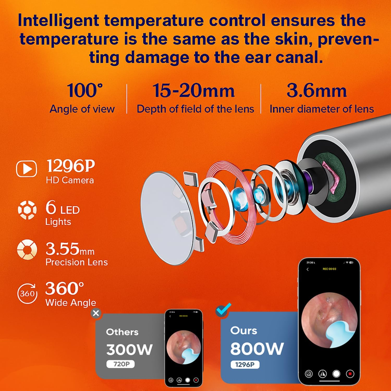 2 Pack Stainless Steel Ear Wax Removal Tools &ndash; Portable Ear Cleaner Kit with Ear Spoon & Spiral Tip, Reusable Ear Pick Cleaning Tool for Adults & Kids