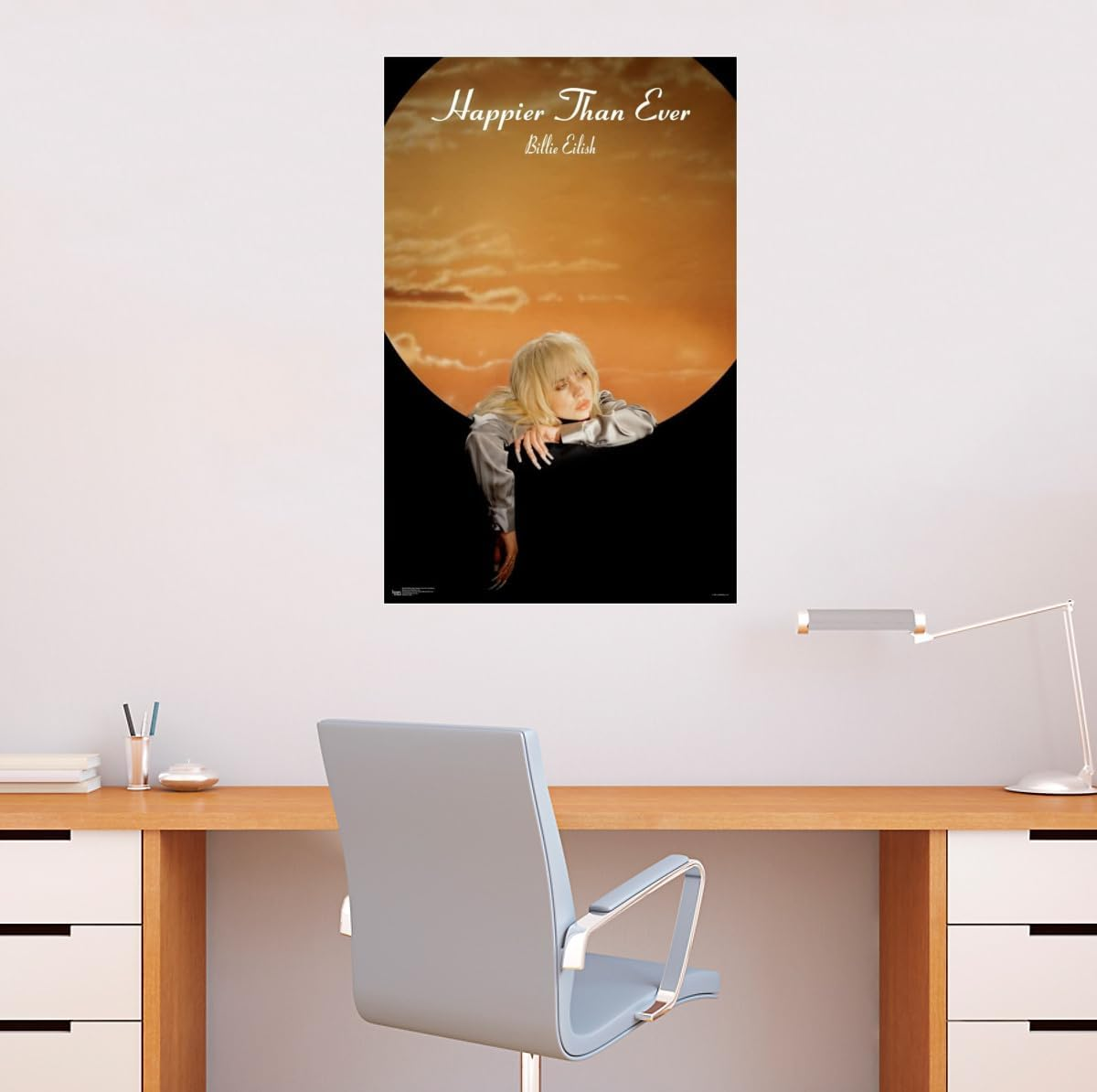 Billie Poster Eilish Music Album Cover Poster for Room Aesthetic Canvas Wall Art Bedroom Decor for Room 40X60Cm Unframed (J) image number 3